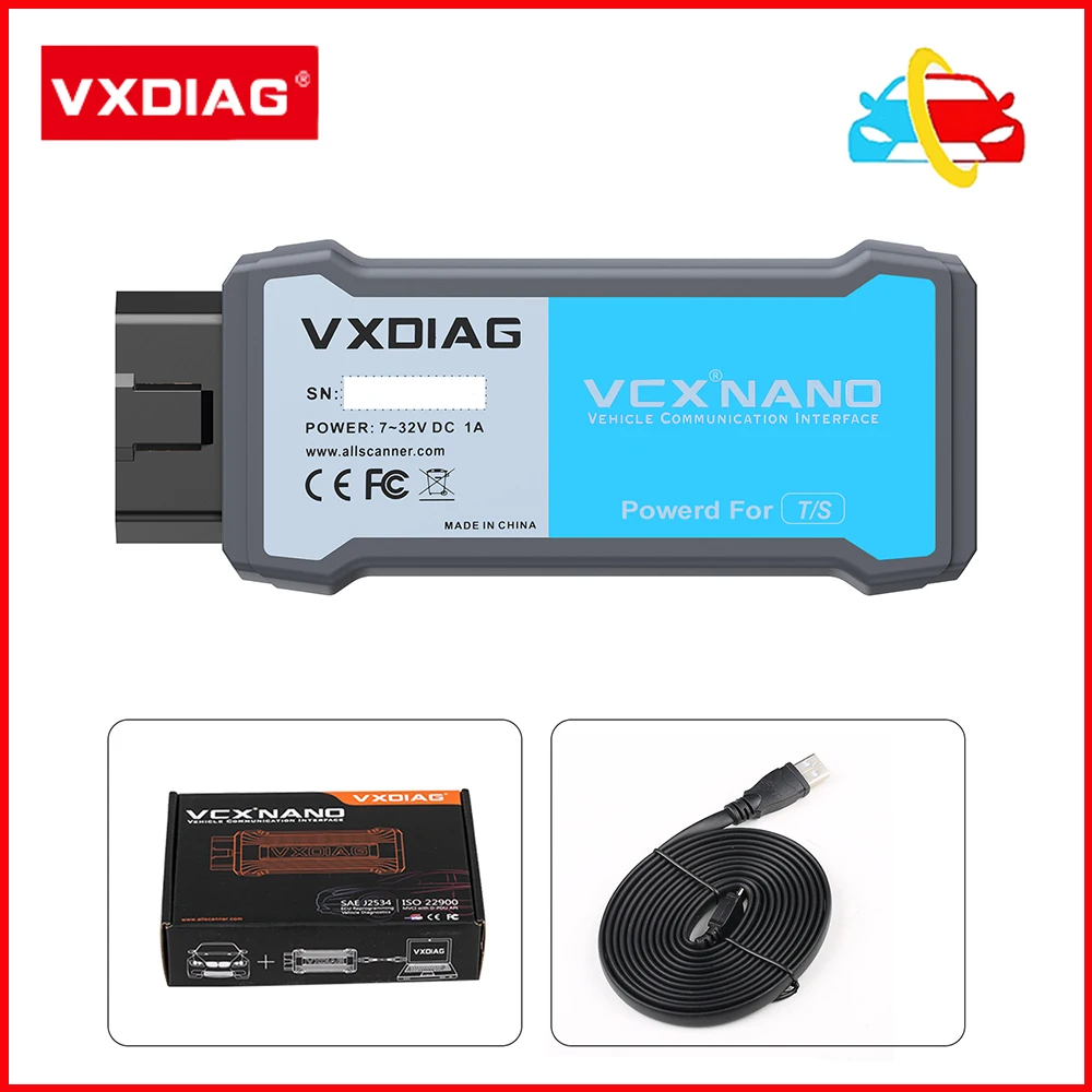 

Оригинальный VXDIAG VCX NANO WIFI USB версия для TOYOTA VXDIAG allscan OBD2 все системы диагностический инструмент для Volv-o Audi-i Skod-a