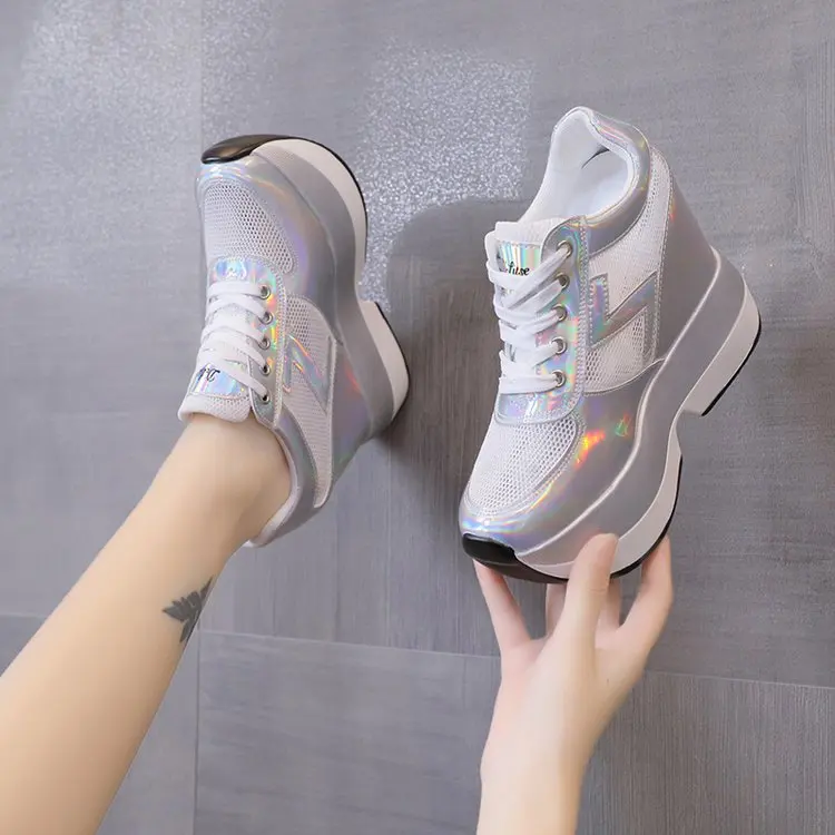 Alibaba Hill Shoes 2021 Spring Women High Platform Shoes Height