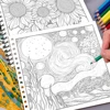 Van Gogh Colouring Book - 30 Sheet Adult Colouring Book, 100gsm8.3x 8.3 inch, Drawing Book, Birthday Gift, Holiday Party Gift 5