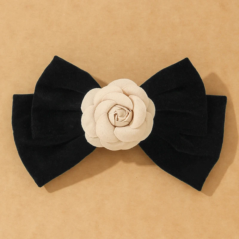 Chanel satin ribbon barrette - Gem