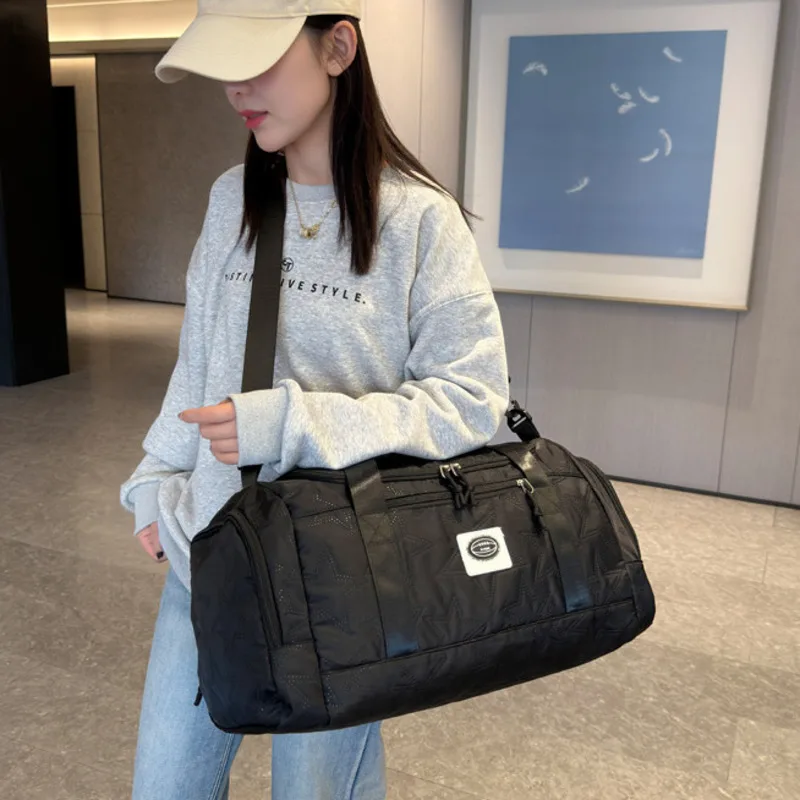 Travel Bag Large Capacity Accommodation Storage Bag Fitness Yoga Portable Business Travel Luggage Bag Dry and Wet Separation