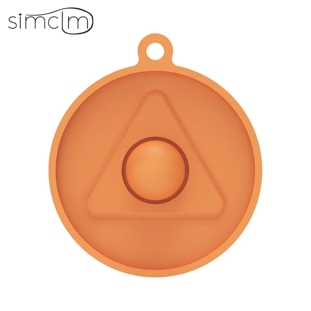 Mini Anime Push Keychain for Children Adult Sensory Trinkets Pop Bubble Among Us Key Ring Educational Cute Toy Anti-stress Funny BB