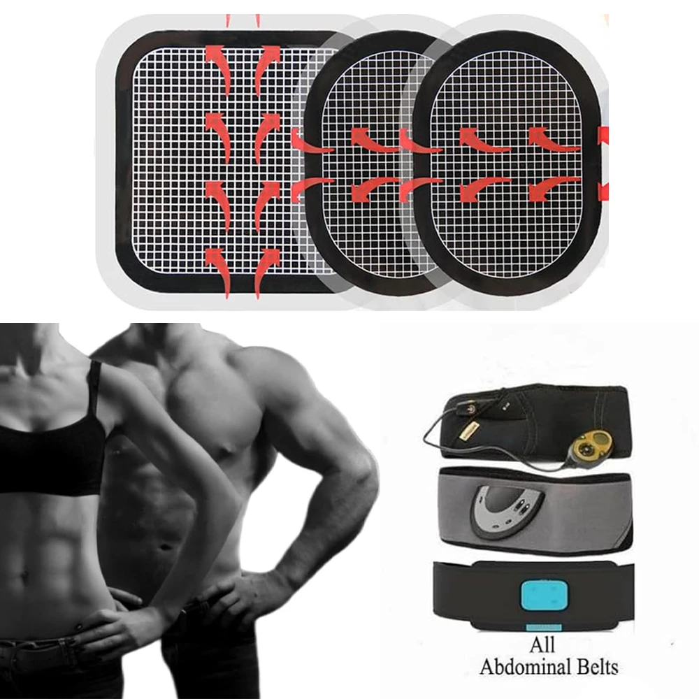 Reusable Self Adhesive Abdominal Gel Pad Electrodes for Massage