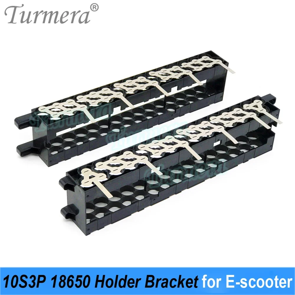 Turmera 36V 18650 Battery Holder with Welding Nickel and 15A BMS Board