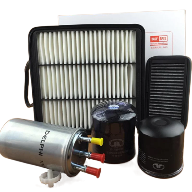 

FILTER KIT GWM V200 FOR GREAT WALL WINGLE 5 6 EURO STEED 5 6 HAVAL H3 H5 H6 DIESEL ENGINE GW4D20 2.0 BEFORE 2013 YEARS 1KIT/5PCS