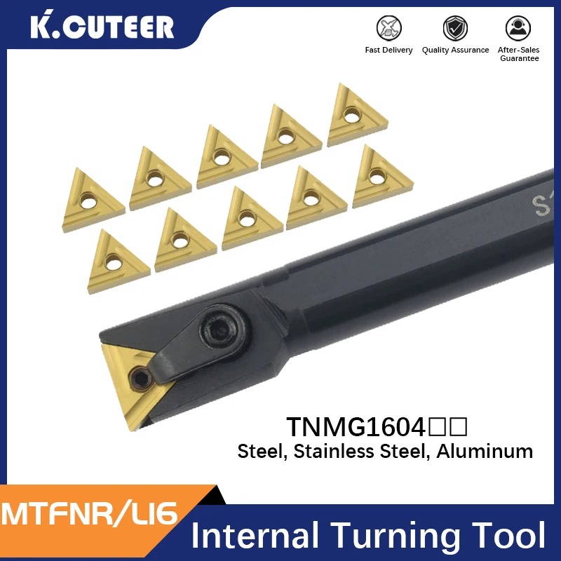 

S16Q-MTFNR16 S18Q-MTFNR16 S32T-MTFNL16 Internal Turning Tool Holder TNMG Carbide Inserts Lathe Bar CNC Cutting Tools Set