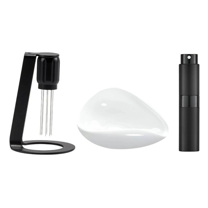 

Espresso Distribution Tool Coffee Stirrer Stand Storage Replacement Needle Coffee Bean Measuring Plate Dropship