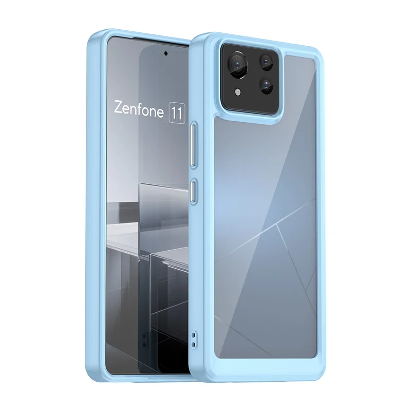Shockproof Silicone TPU Bumper with Clear Hard Cover