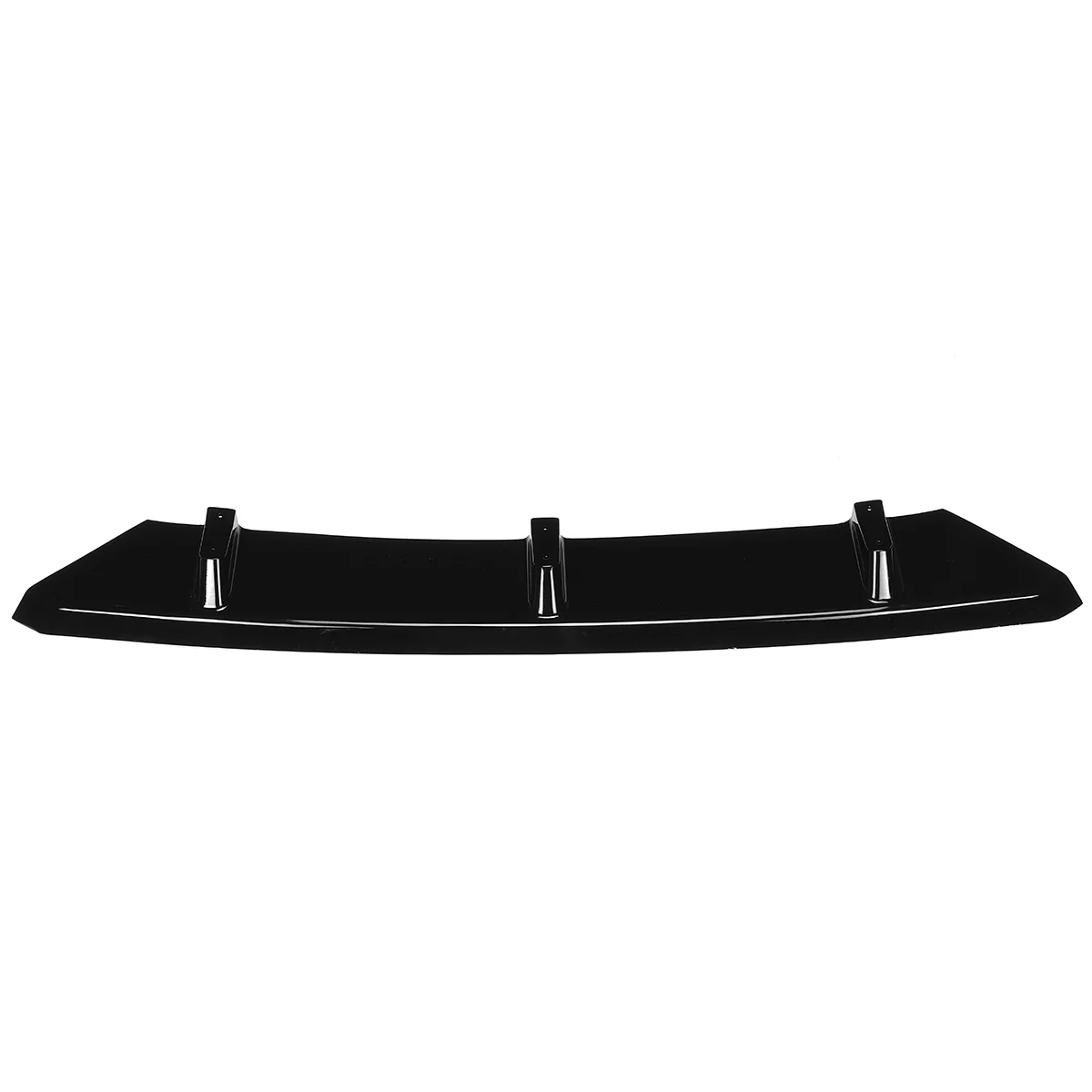 Glossy Black Front Bumper Lip Spoiler Cover Trim for Car Exterior