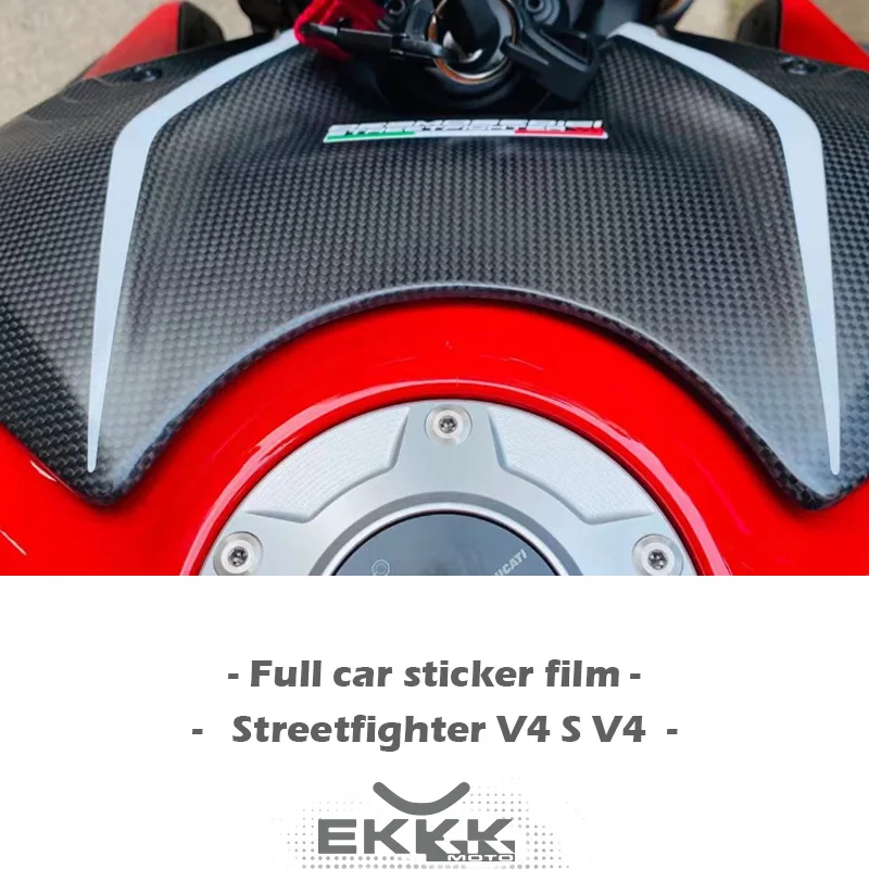 For DUCATI STREEETFIGHTER V4 V4S Full Car Sticker Film Line Sticker 1:1 Factory Size Decal Sticker 1m pcs 4pcs lot factory wholesale kick foot line aluminum skirting toe led aluminum profiles