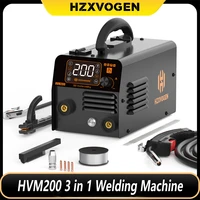 HZXVOGEN 3 in 1 Semi-Automatic Welding Machine Gasless MIG/Lift TIG/MMA Inverter Welder Synergy Tool For No Gas Iron Soldering 1