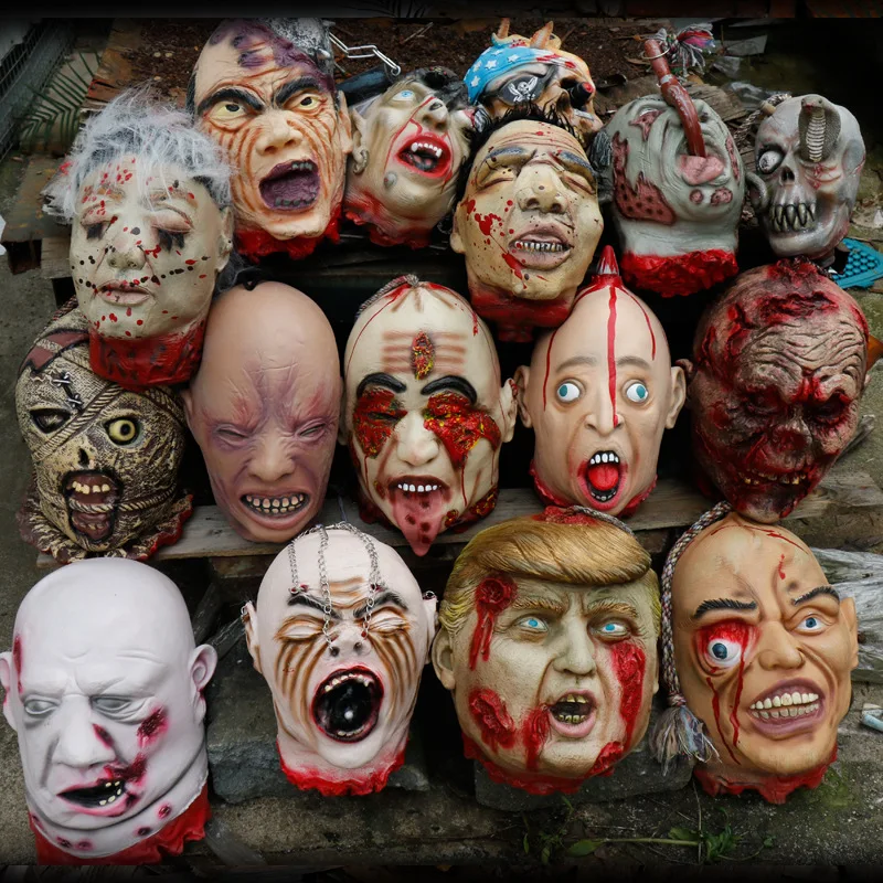 

Halloween Horror Props Haunted House Secret Room Broken Blood Hands and Feet Horror Bar Decoration Holiday Party Toys Funny Head