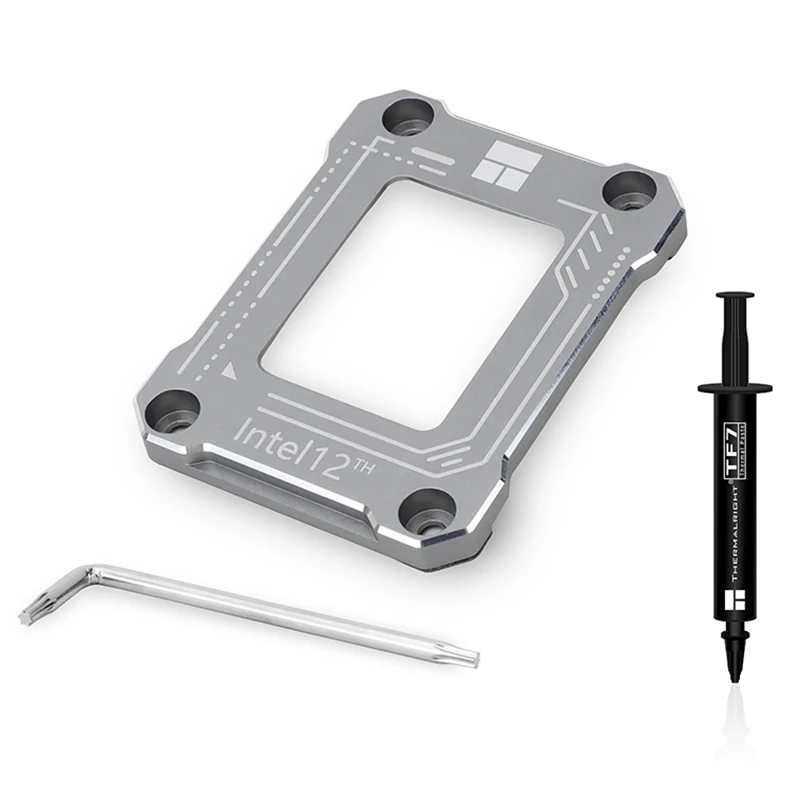 Thermalright Lga17xx-bcf Intel12 Generation Cpu Correção de Flexão Fivela de Fixação Lga1700 1800 Buckle Fix Substituto Liga de Alumínio Cnc com Graxa Térmica Tf7 - Imagem 2