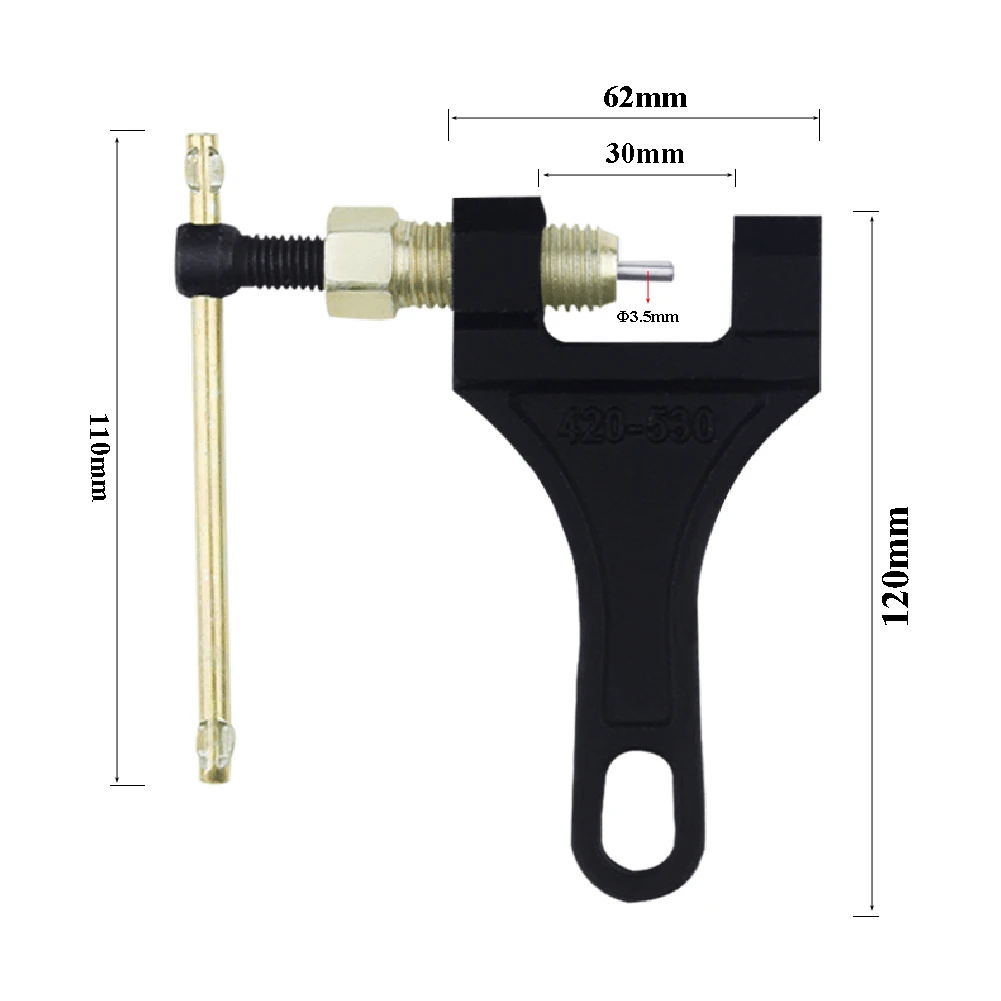 Universal Carbon Steel Spanner Link Splitter Pin Remover 420-530