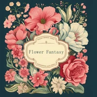 Flower Fantasy Art Coloring Book 22 Page Gift For Birthday Party Relieve Stress Kill Time Graffiti Painting Drawing Art Book 1