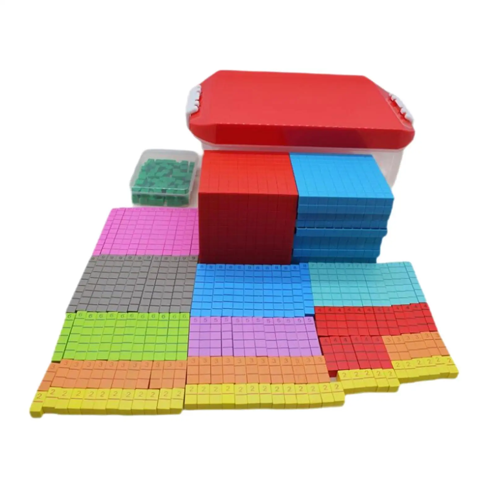 254x Base 10 Set Linking Cubes Educational Toys Number Blocks for Boys Girls School Kindergarten Teachers 1ST 2ND 3rd Grade