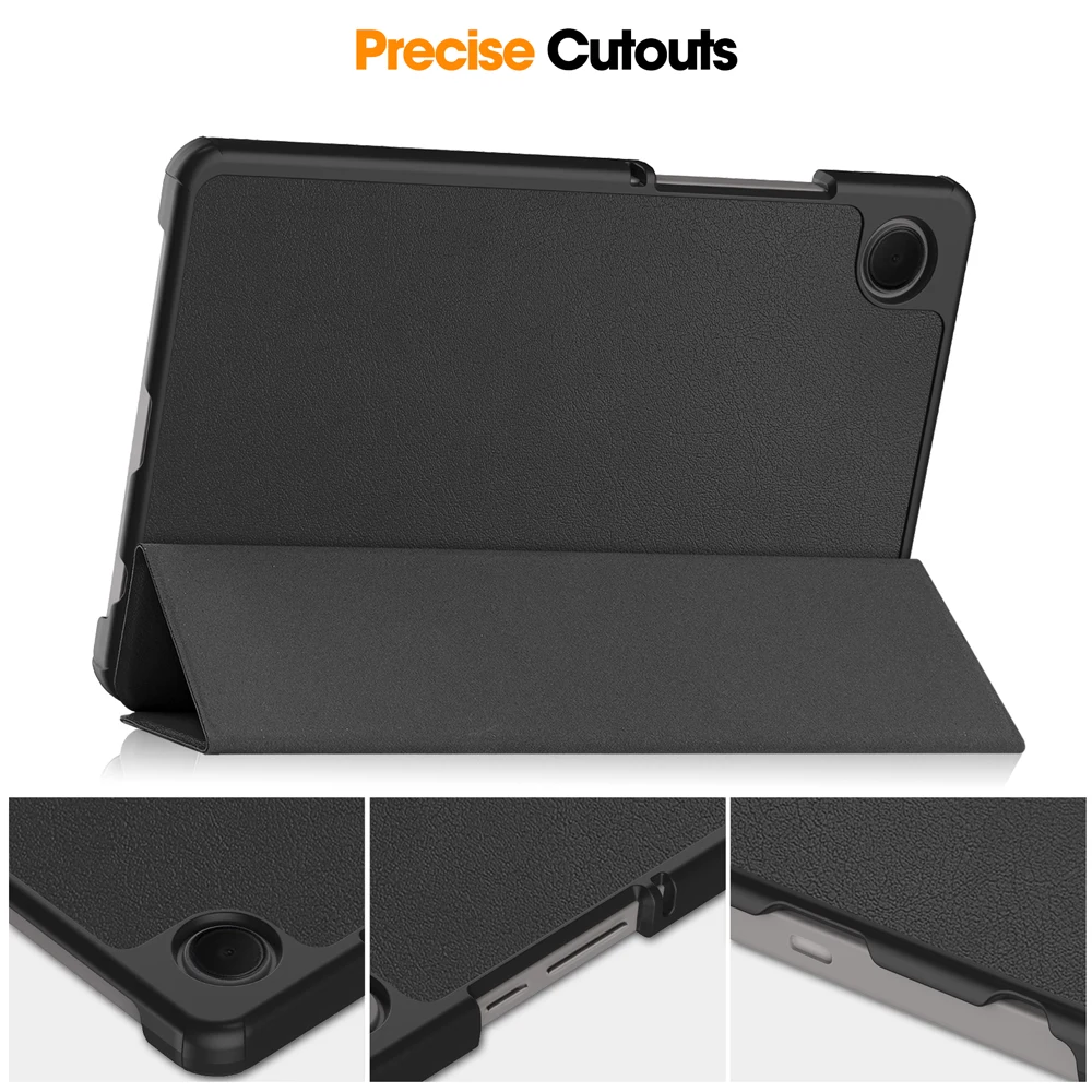 For Samsung Tab A9 Case Coque Magnetic Fold Leather Stand Tablet Funda For Galaxy  Tab A9 8.7 inch sm-x110 x115 Case Cover - AliExpress