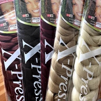 2026 82 Inch Long Jumbo Braiding Hair Synthetic Braids Crochet Hair Extensions 165g Pre Stretched Braid Wholesale For  Women 1