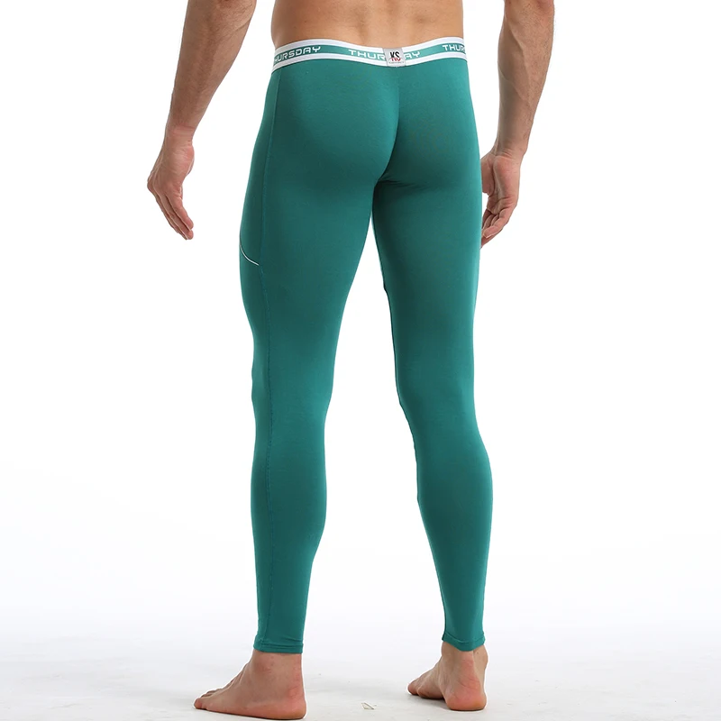 Description Picture 6 of itemLong Johns Underpants Man Thermal Underwear Men Pajamas Winter Men's Pajama Pants Warm