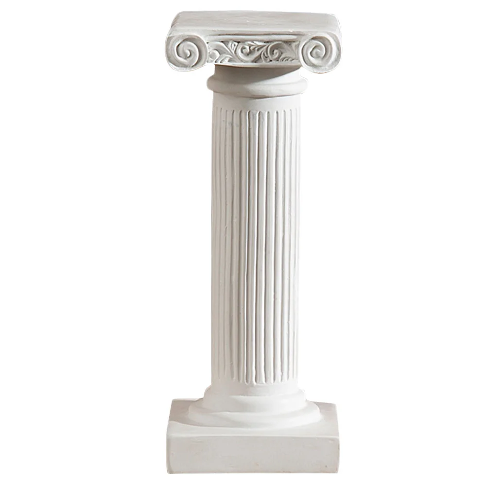 

Roman Pillar Candle Holder Greek Columns Roman Pillar Statue Mini Resin Classic Greek Statues Candlestick Candelabra