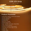 5M 10M 15M WS2811 COB Running Water Strip Light for 24V 400W PIR Motion Sensor LED Stair Controller Staircase Lighting Decor 2