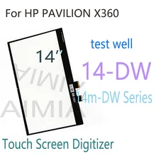 

14" Touch Screen For HP PAVILION X360 14m-DW Series 14-DW Touch Screen Digitizer Glass Panel Replacement Laptops Screen