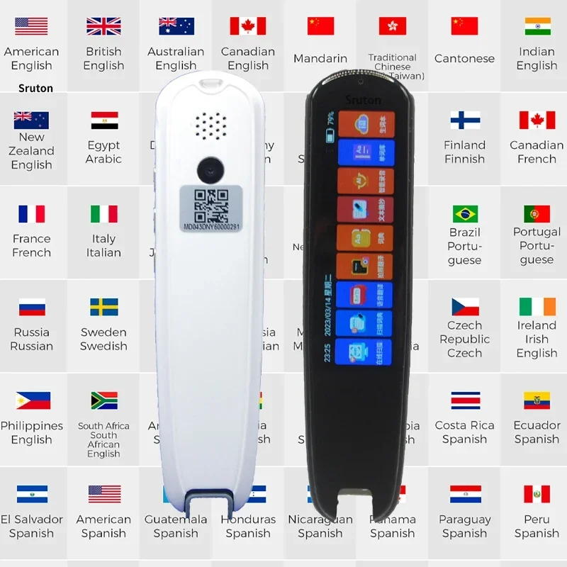 2023 Smart Voice Translator 134 Languages Offline WIFI Scan Translation Pen Scanning Translation Pen For Business Travel Abroad