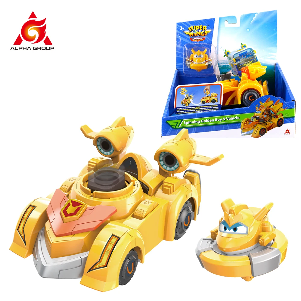 Super Wings 5 Transforming Golden Boy Airplane Toys, Vehicle