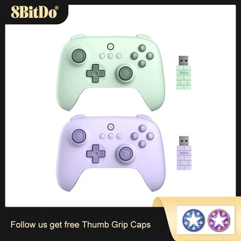 AKNES 8BitDo 얼티밋 C 무선 게임 컨트롤러, PC, 윈도우 10, 11, 스팀 데크, 라즈베리 파이, 안드로이드용 게임패드 조이스틱, 2.4G