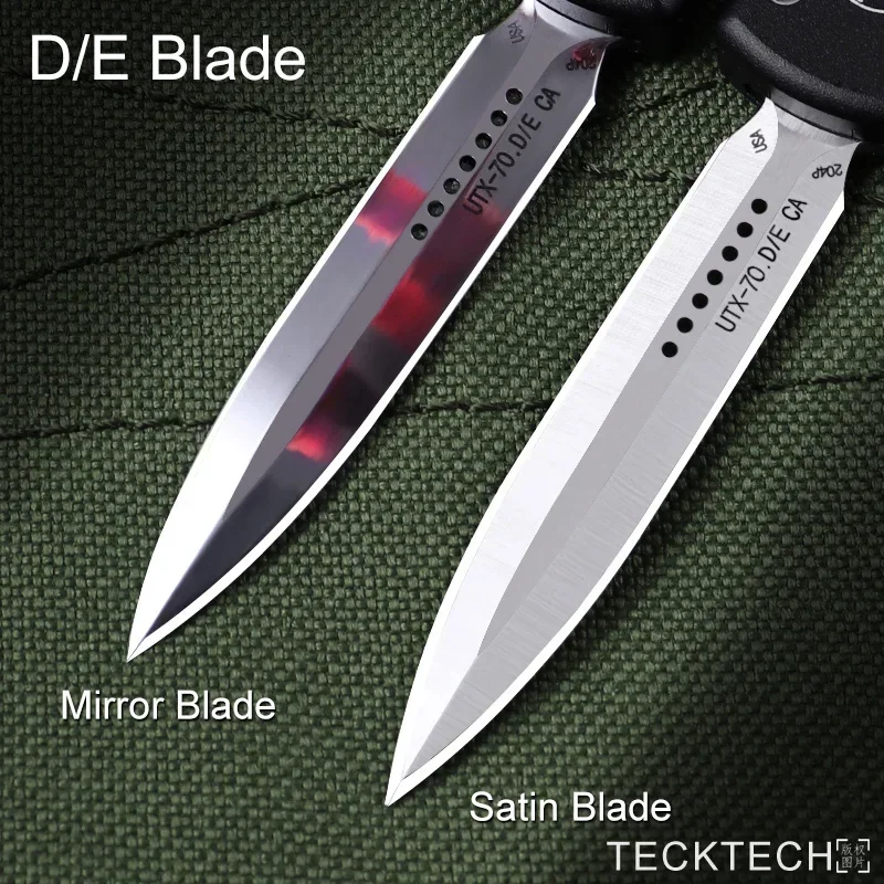 UTX 70 Knife UTX70 MICRO Ultra Tech Tactical Pocket Knife UTX-70 D2 Blade CNC T6 Handle EDC Self Defense Combat Pocketknife Best 4