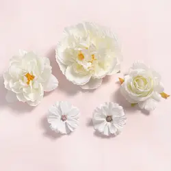 Elegant Mixed Rose Artificial Flower Heads (MIX5)