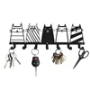 Cute Cat Decorative Hook, 7 Hooks Key Hook Rack, Modern Coat Rack, Cat Decor Wall Mounted Coat Rack Coat Hanger Key Holder 3