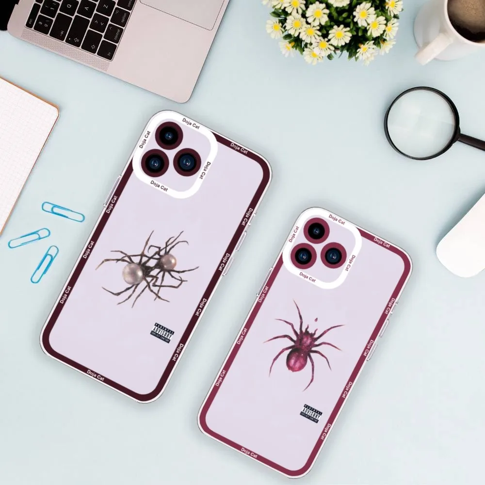 Custodia Per Telefono Doja Cat Scarlet Singer Per Iphone 11 12 Mini 13 14 15 Pro Max Custodia Trasparente