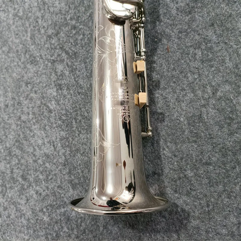 Made in France Soprano Saxophone nickel plating Mark VI B-flat Soprano Sax Mark VI Mouthpiece Reeds Neck