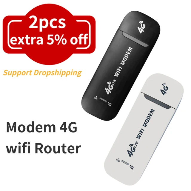 4G LTE Wireless USB Dongle Mobile a banda larga 150Mbps Modem Stick Sim Card Router Wireless USB 150Mbps Modem Stick per Home Office 1