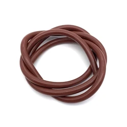1 - Meter Flexible Food Grade Silicone Tube - Colorful Soft Drink and Water Connector Hose - OD 16xID 12mm (Coffee Silicone Tube)