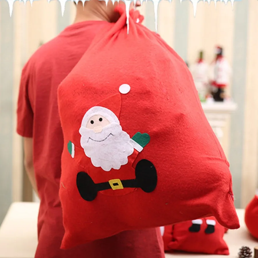 

1 шт., Новогодняя Подарочная сумка с рисунком в случайном порядке