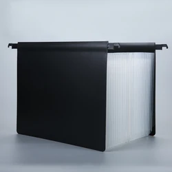 Large Capacity Multi-Layer Expanding File Folder with 13/25 Dividers (Transparent 25)