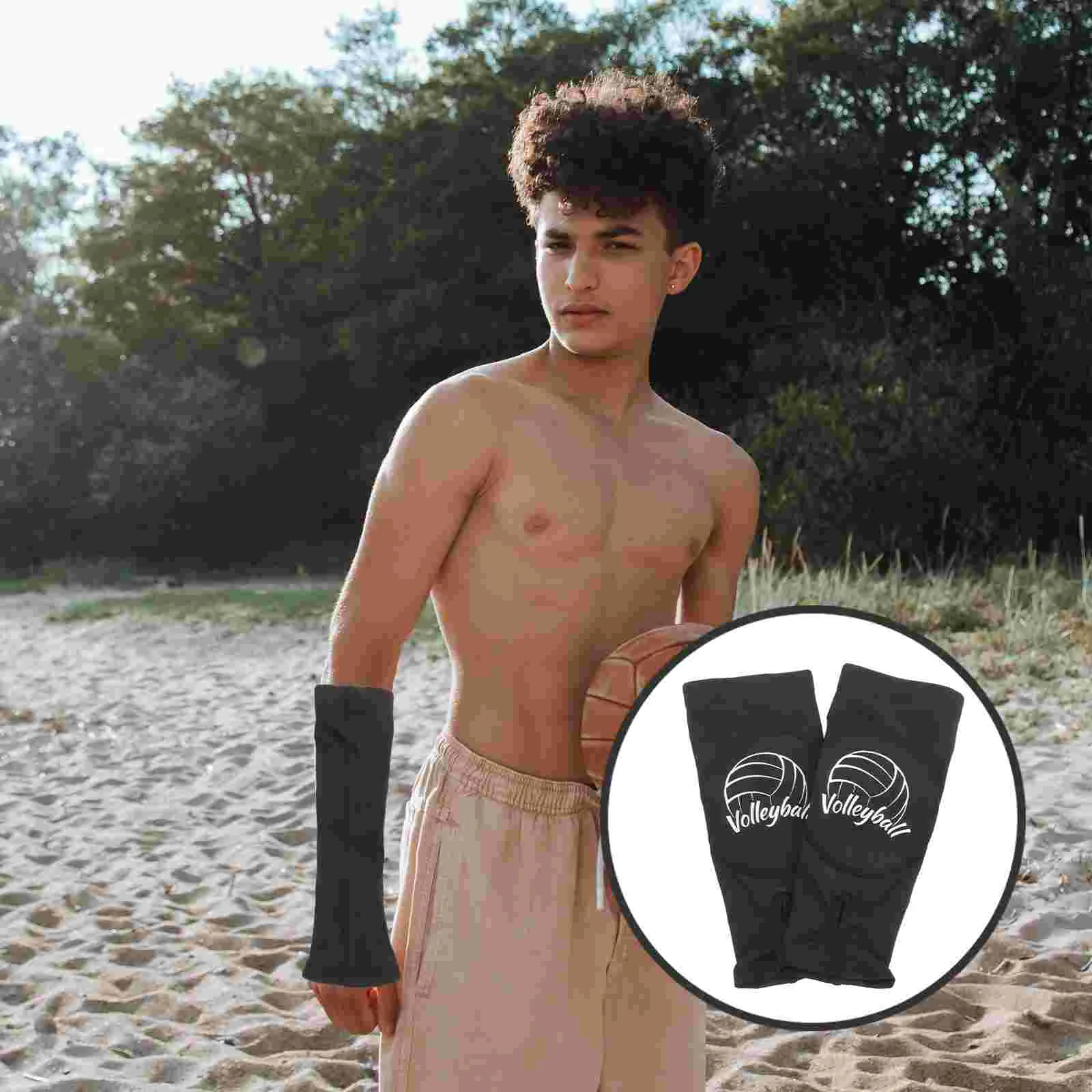

Extended Sports Elbow Protectors (black Volleyball Wrist Guard Brace Arm Sleeves Guards Pads for Girls Exercise Tape