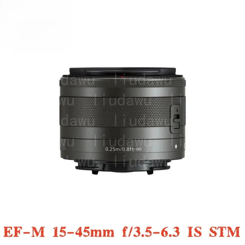 98% 새 상품 EF-M 15-45mm 캐논 EF-M 15-45mm f/3.5-6.3 IS STM 렌즈 (캐논 M1 M2 M3 M5 M6 M10 M50 M100 카메라용)