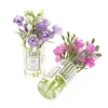 Mini Flower Bottle Wind Chimes Style Decor Glass Vase Hanging Vase With Home Decor Flower Plant Dollhouse Miniature 4