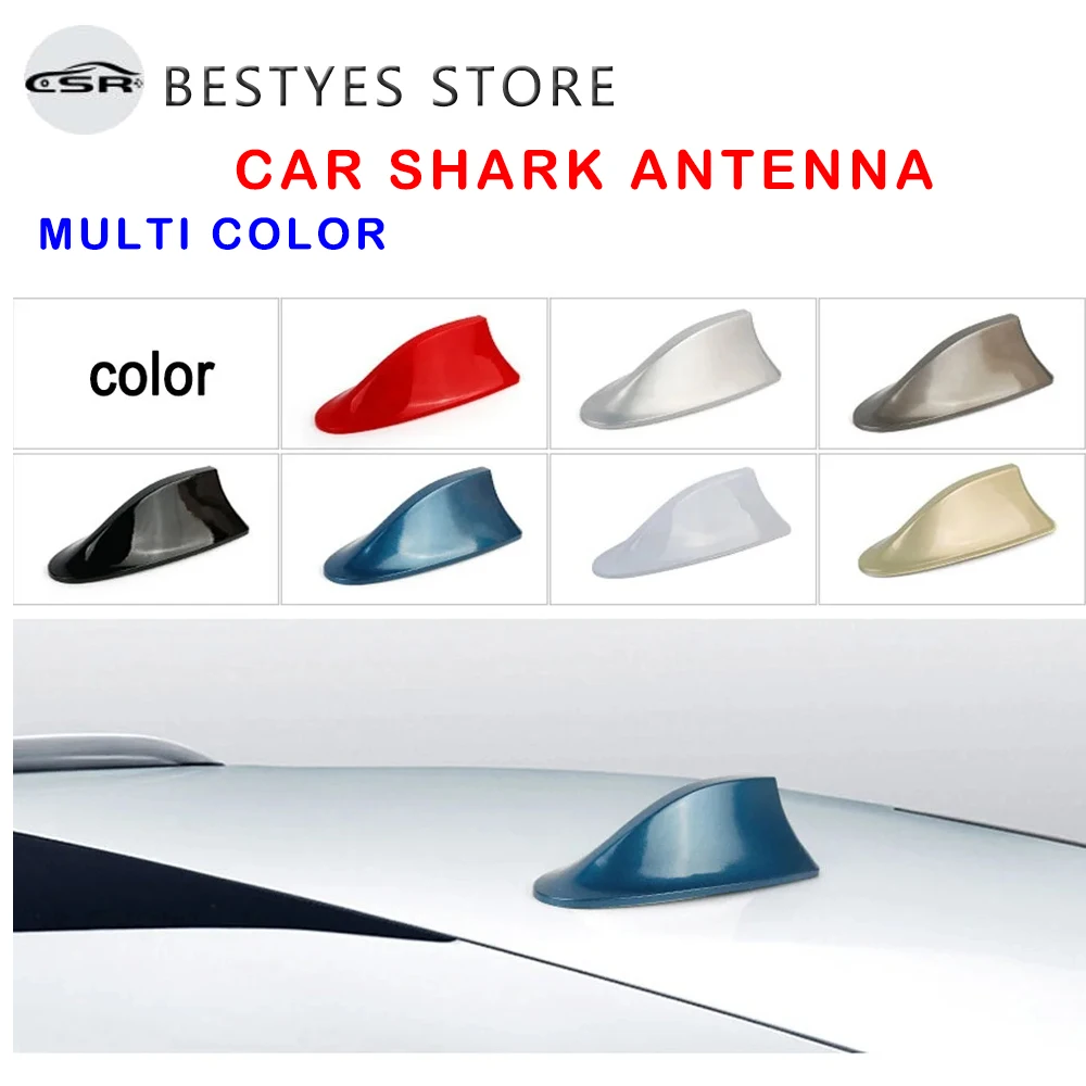 

Car Radio Shark Fin Car Shark Antenna Radio FM Signal Design For All Cars Aerials Antenna Car Styling