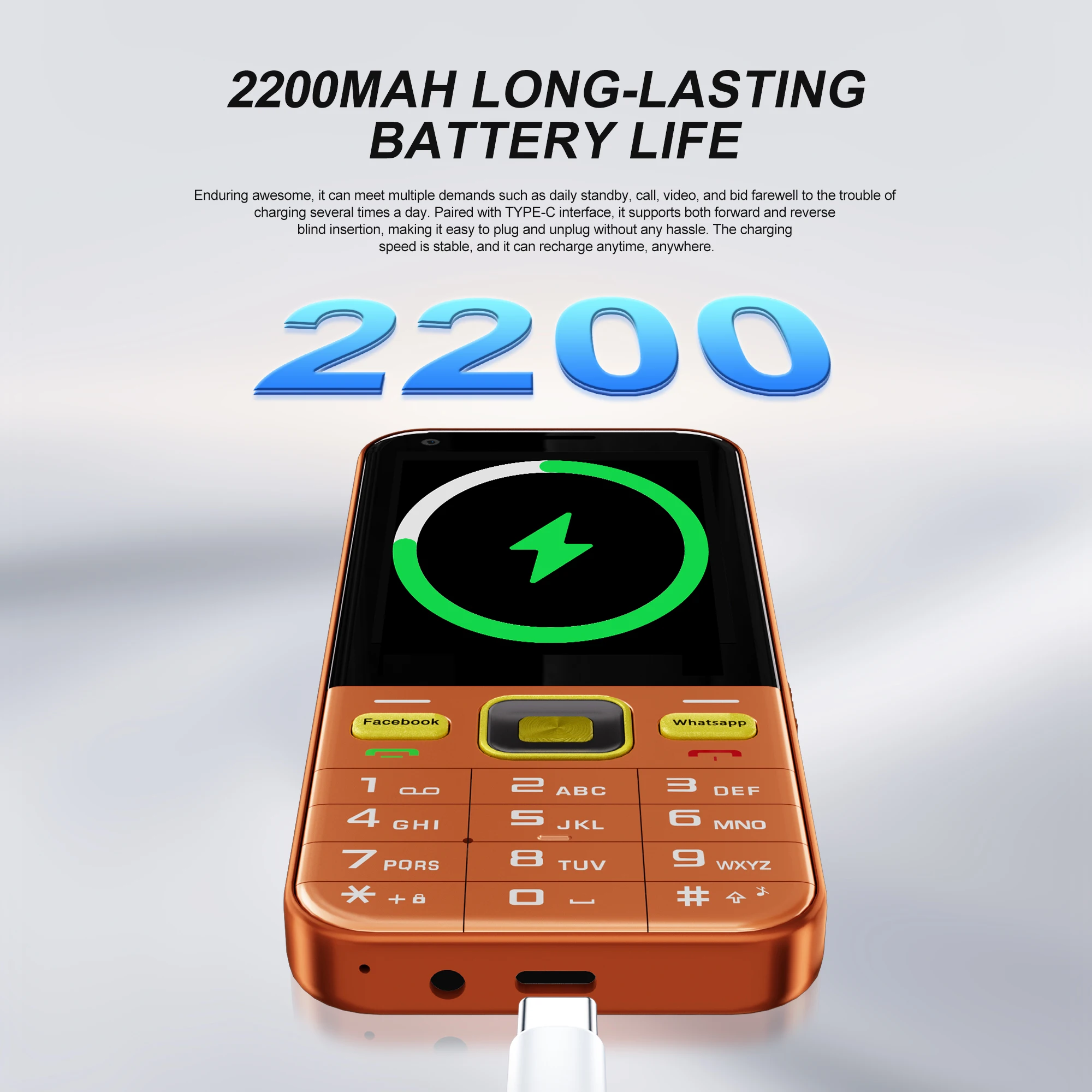 SERVO F6 Ultra Touch Screen Smartphone 4G LTE Android OS 2GB+16GB WiFi Flashlight Dual SIM Standby T9 Button Smart Mobile Phones