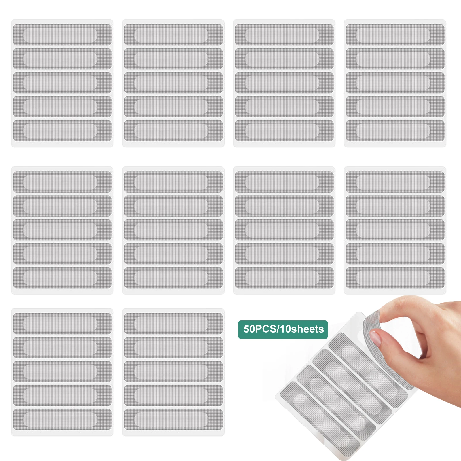 50pcs-10sheets-Block-Cockroach-Bedroom-Window-Screen-Waterproof-Drain ...