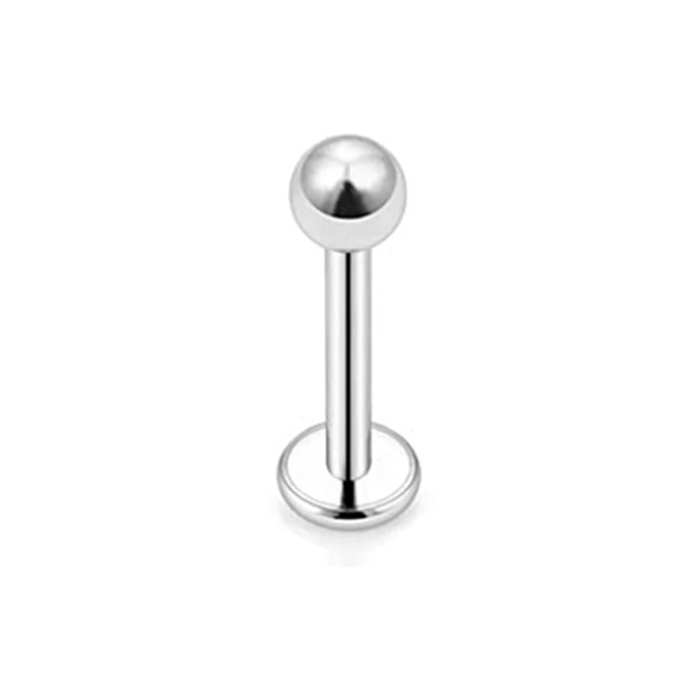7 Pairs 16g Surgical Steel Internally Threaded Micro CZ Gem Top Tragus/Helix/Labret Stud Earrings 6mm 8mm 10mm 12mm