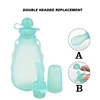 Reusable Silicone Breast Milk Storage Bag Leak-proof Suckable Juice BPA Free Baby Feeding Traveling&Go out Breastfeeding Partner 1