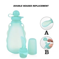 Reusable Silicone Breast Milk Storage Bag Leak-proof Suckable Juice BPA Free Baby Feeding Traveling&Go out Breastfeeding Partner 1