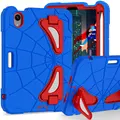 Blue and red