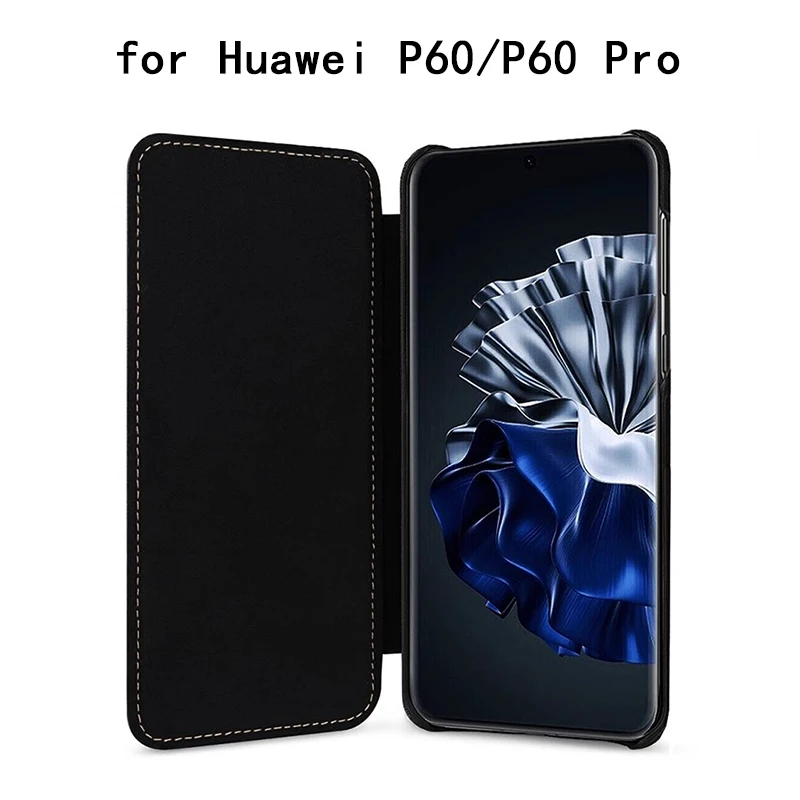 

Роскошный чехол из натуральной кожи для Huawei P60/P60 Pro, деловой флип-чехол для телефона, Funda для Huaweo P50/P50 Pro Fundas Coque Capa