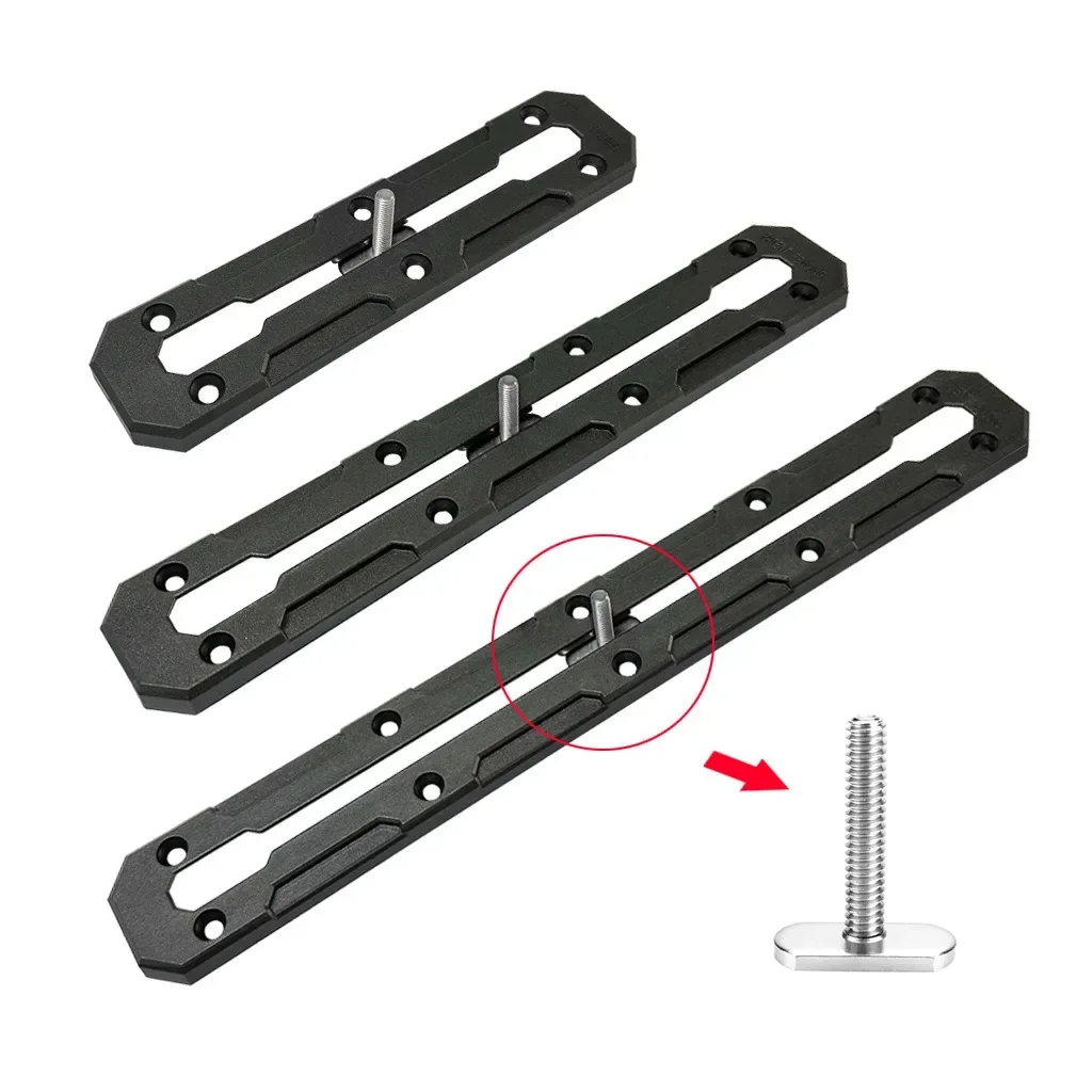 Rail de fixation profil bas kayak canoe track montage accessoires universel pour bateau pêche équipement